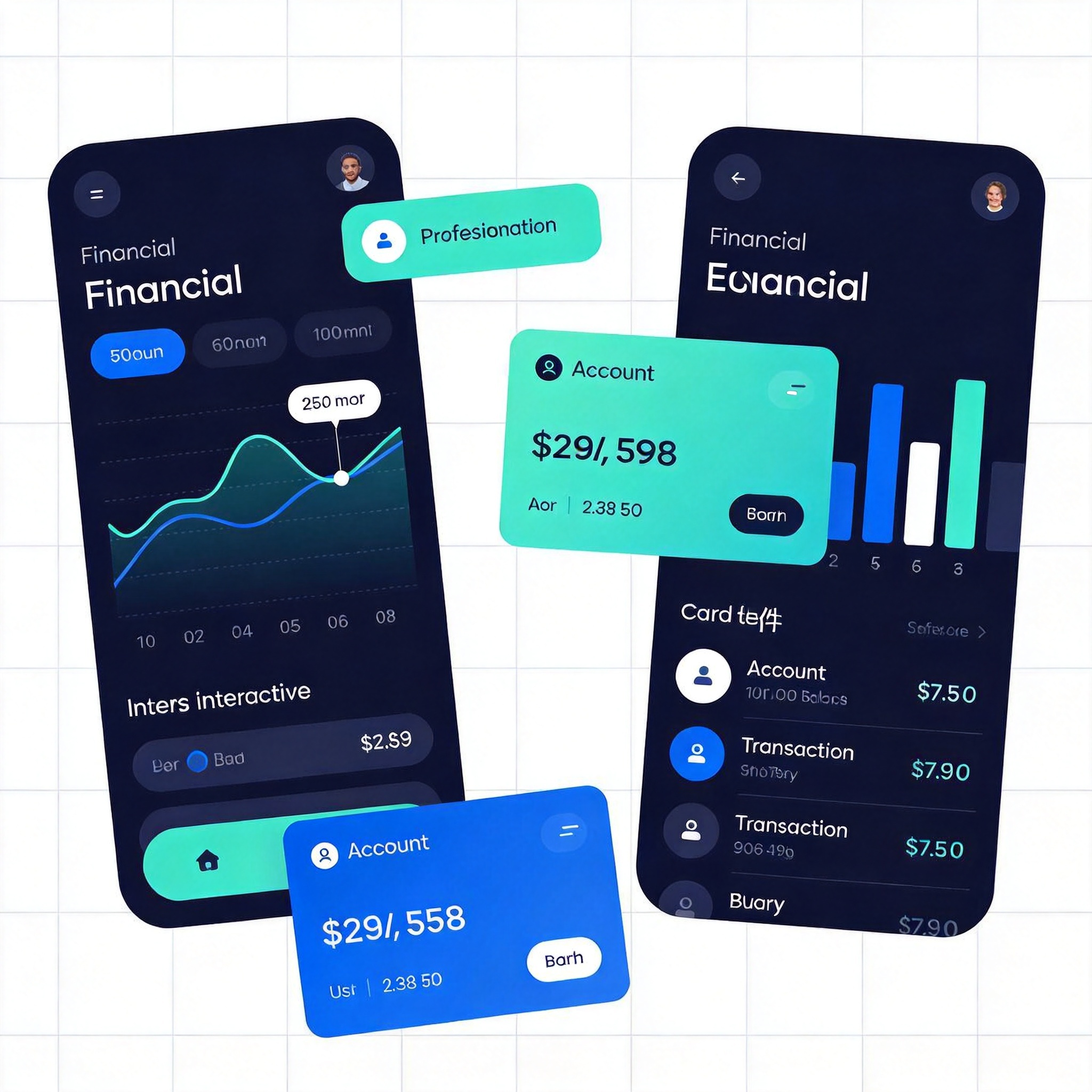 金融 App UI 设计项目